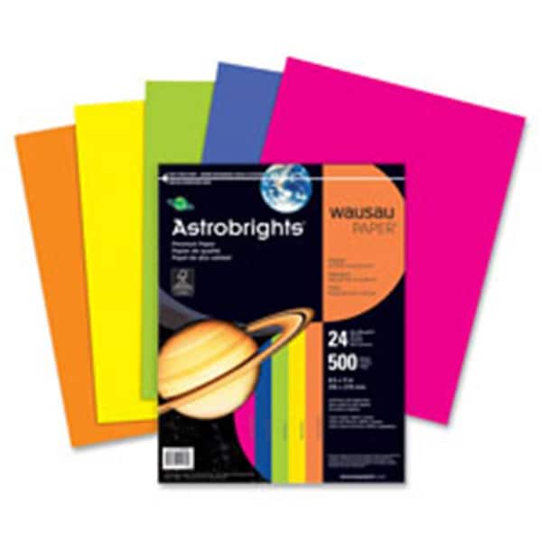 Wausau WAU Astro Paper, 24 Lb, 8.5 in. x 11 in., 500-RM, Happy AST WA464291 - main